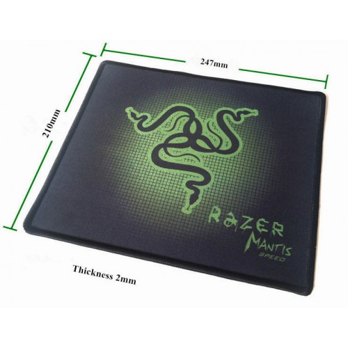 25x21cm Razer Desenli Baskılı Gaming Oyuncu Mouse Pad