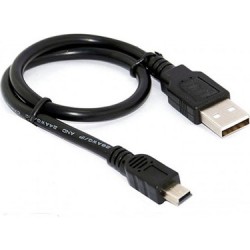 Mini USB 5 Pin Şarj ve Data Kablosu PS3 kol şarj kablosu 70 cm