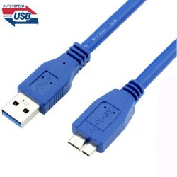 USB 3.0 To Micro Usb-B Harici Harddisk HDD Data Kablosu 1m