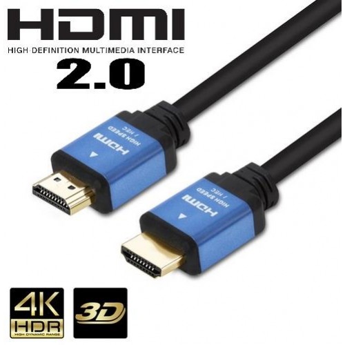 5 Metre HDMI Kablo Version 2.0 Monitör Görüntü Projeksiyon Kablosu