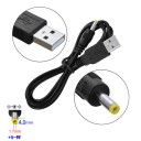 1 Metre İnce Uçlu Tablet Telefon Şarj Kablosu DC 4x1.7mm 