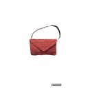 El İşi HandMade Tasarım Örgü Omuz Çantası Kırmızı