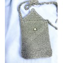 HandMade Tasarım Örgü Omuz Çantası Koyu Gri