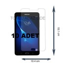 Samsung Tab 4 SM-T230 Temperli Cam Tablet Ekran Koruyucu 10 ADET Samsung Tab 4 SM-T230 Temperli Cam Tablet Ekran Koruyucu 10 ADET