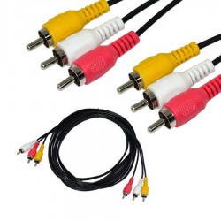 3RCA Ses/Görüntü Kablosu - 1,8M