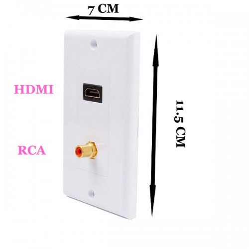 Duvar Paneli - HDMI + RCA