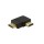 HDMI Erkek / HDMI Erkek 90Derece Dönüştürücü - Gold/Black