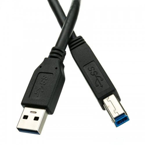 USB 3.0 A Erkek to USB 3.0 B Erkek Kablo Siyah - 3 Metre