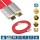 HDMI Kablo Yüksek Kalite V2.0 Flat - Kırmızı - 5 Metre
