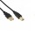 USB 2.0 AM / BM Round, Gold Siyah - 10 Metre