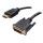 HDMI to DVI(18+1) Kablo - Siyah - 5 Metre