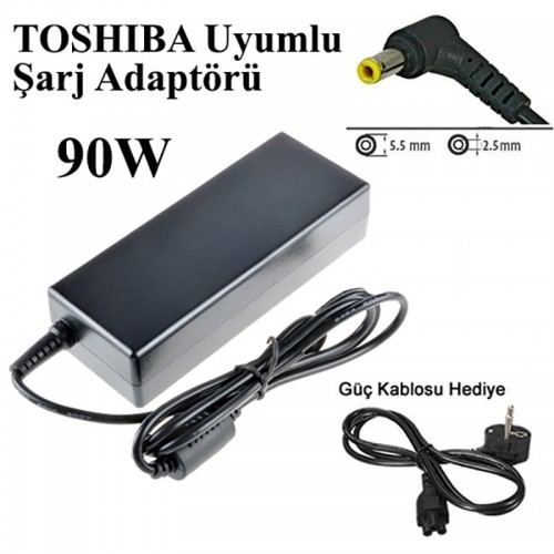 For Toshiba Notebook Adaptörü 19V 90W 4.74A 5.5 x 2.5mm